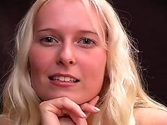 Handjob Hotties #16 - Young Blonde Blue Eyed Milf With Perfect Fit Body Gives Handjob