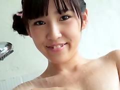 Jav Amateur Teen Babe Chia Kinoshita Teases Oiling Her Tight Body Then Showering Extremely Cute Gravure Girl