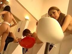 Bondage punishment for hot babes