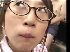 16 cumshots for cute Tokyo Asian Nurse anese Bukkake